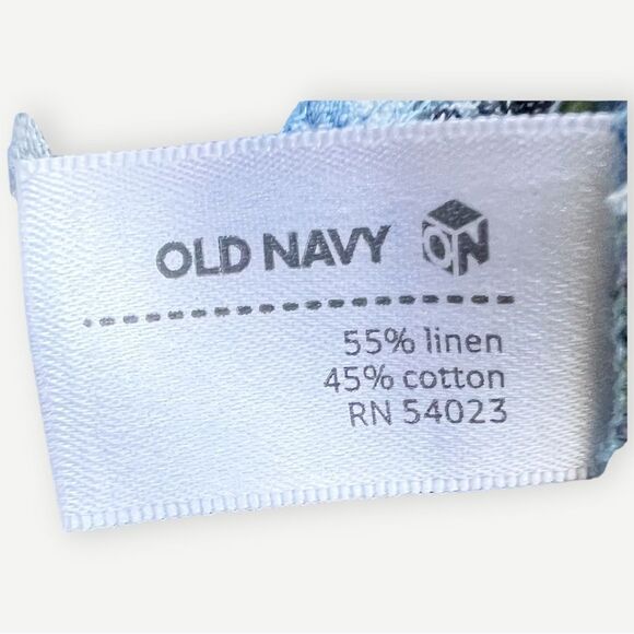 Old Navy Girl’s Plaid Sleeveless Ruffle Hem Linen Blend Tank Sun Dress. 4. 4T. - Picture 6 of 6